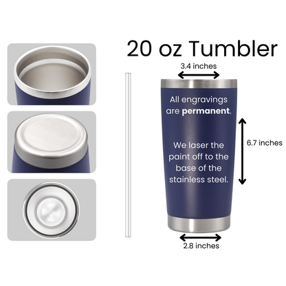 20oz Engraved Tumbler