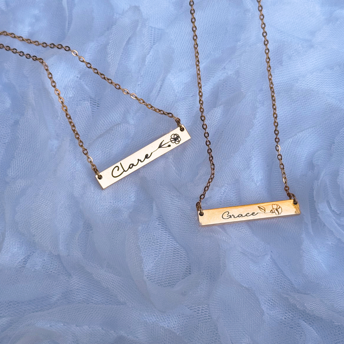 Birth Flower Necklace