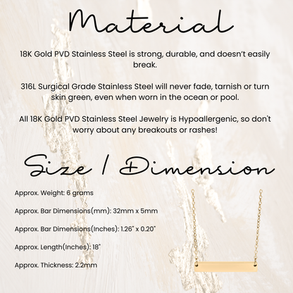 Birth Flower Necklace